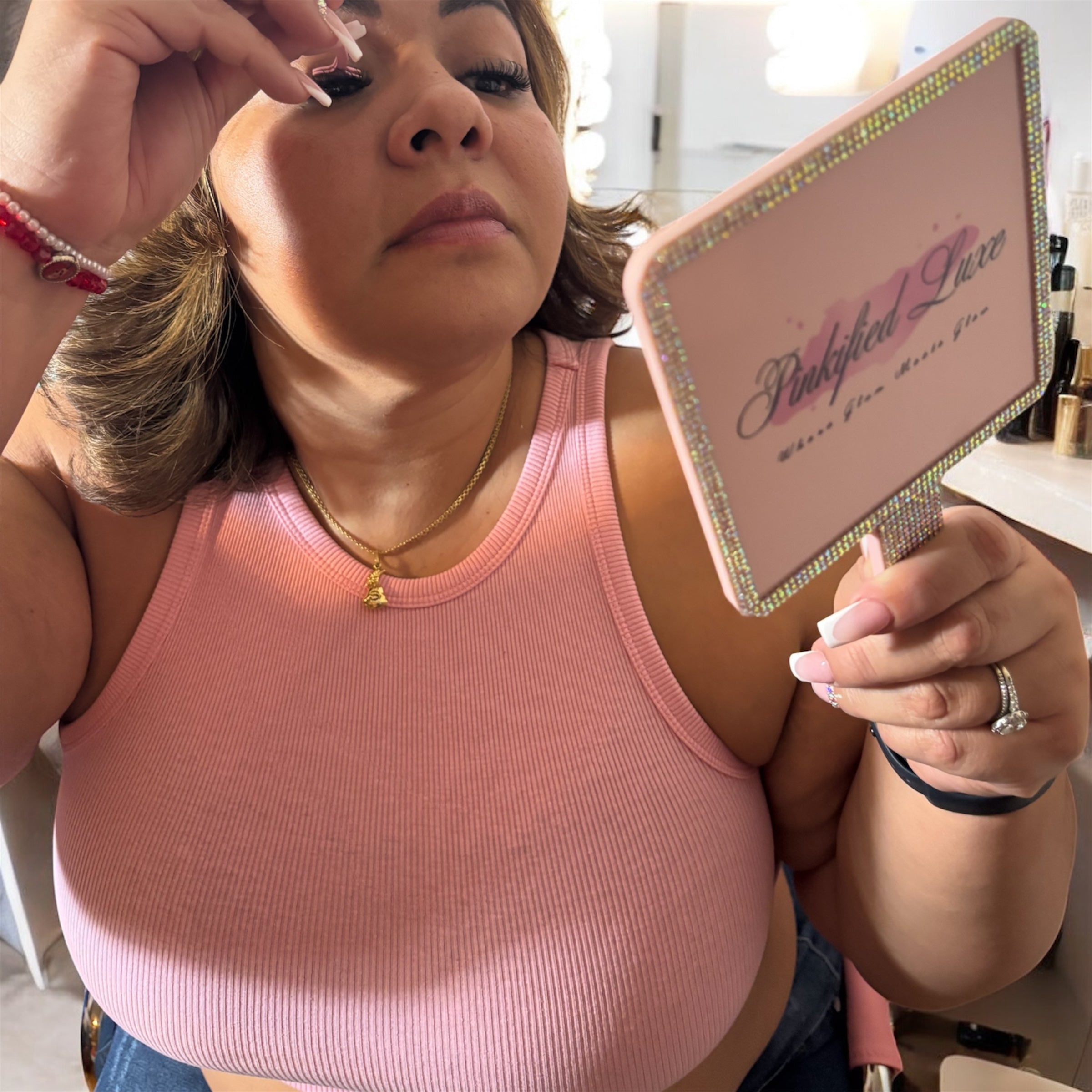 Bling Square Glam Mirror